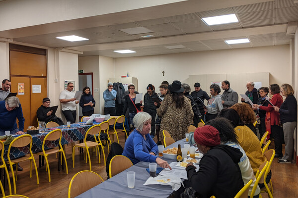 Fête annuelle de la bagagerie le 25 janvier 2026 à la Paroisse Saint-Jacques Saint-Christophe, avec repas, jeux et débats.