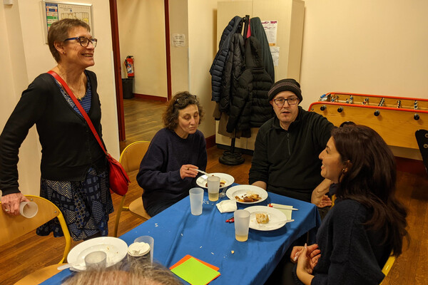 Fête annuelle de la bagagerie le 25 janvier 2026 à la Paroisse Saint-Jacques Saint-Christophe, avec repas, jeux et débats.